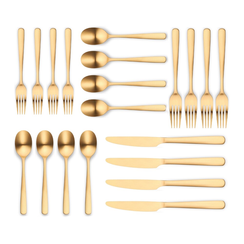 Ornative Aabbye 18/0 Stainless Steel 20 Pieces Flatware Set   10.63\