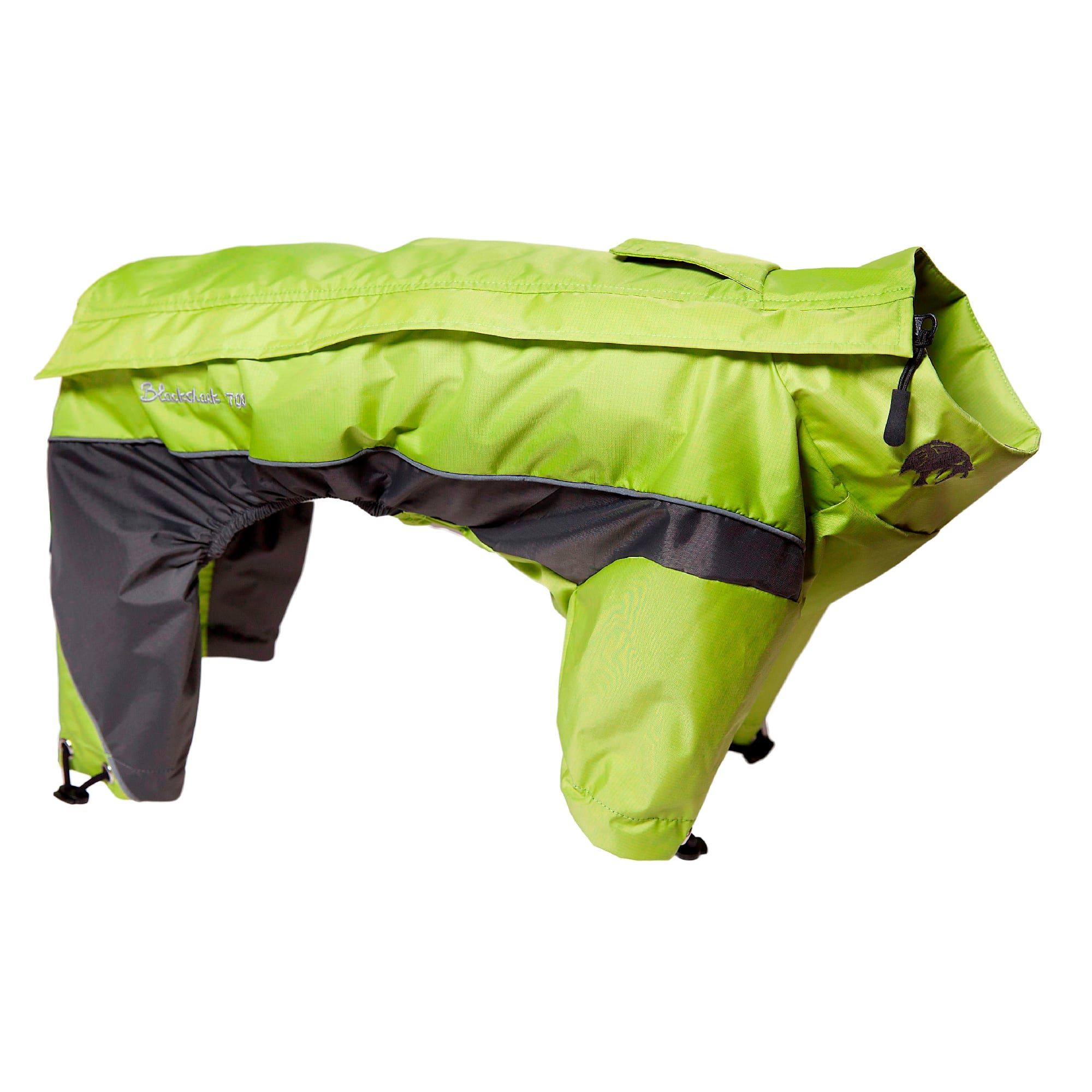 Touchdog Green Quantum-Ice Full-Bodied Adjustable and 3M Reflective Dog Jacket， X-Small