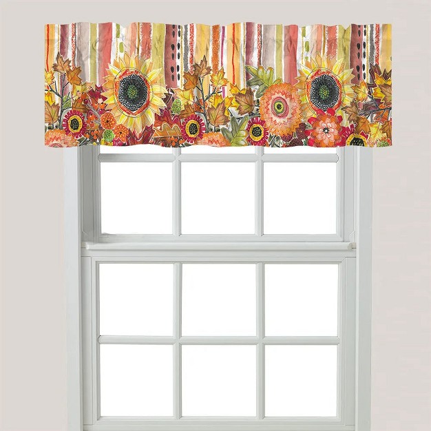 Laural Home Harvest Snippets Window Valance