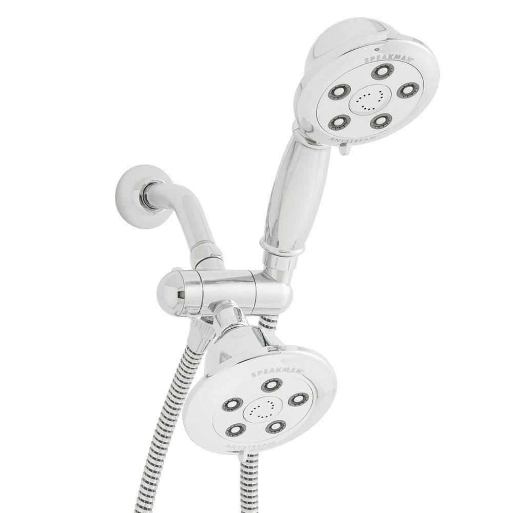 Speakman 3-spray 4.5 in. Dual Shower Head and Handheld Shower Head in Polished Chrome VS-233011