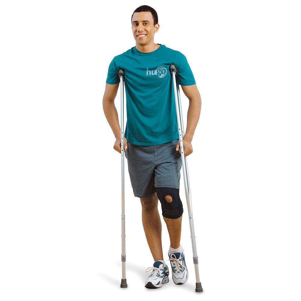 Hugo Mobility Lightweight Adjustable Aluminum Crutches Tall Adult 721-780