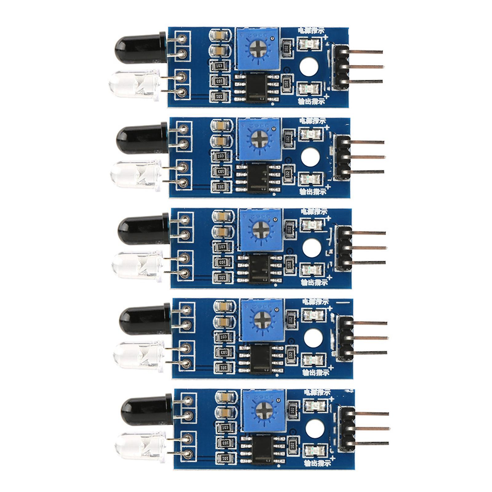 5pcs  Ir Infrared Obstacle Avoidance Sensor Module For Smart Car Robot