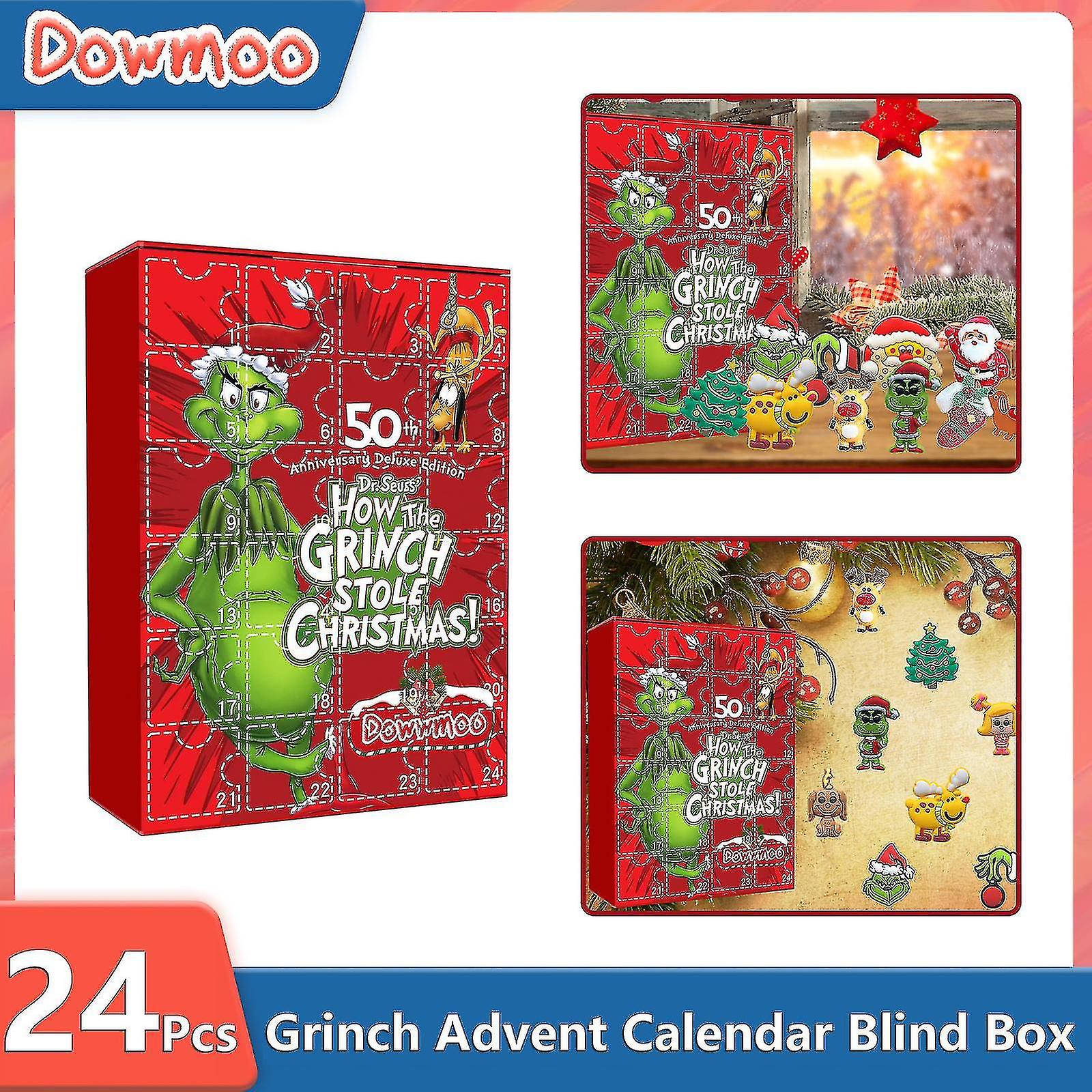 24pcs Grinch Advent Calendar Blind Box