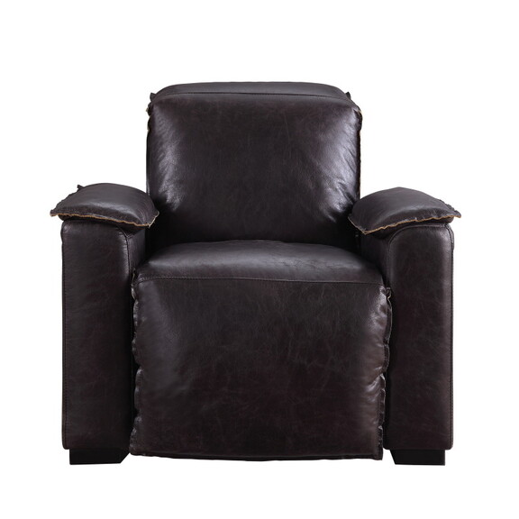 ACME Nernoss Power Motion Recliner  Dark Grain Bro...