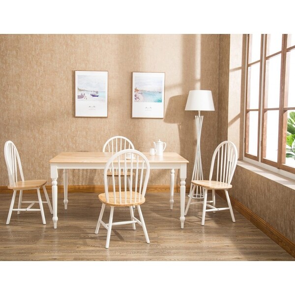 Windsor Farmhouse 5-Piece Dining Set