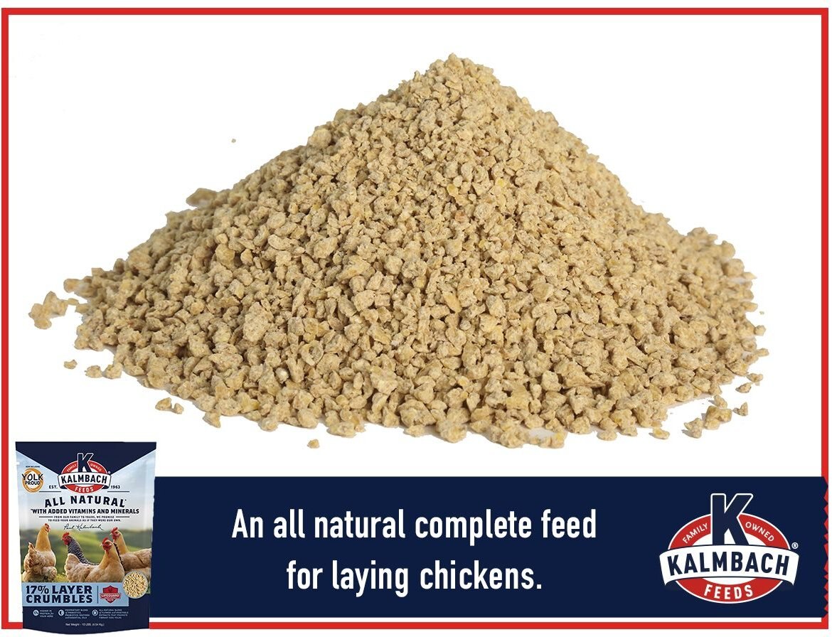 Kalmbach Feeds All Natural 17% Layer Crumble Poultry Feed， 10-lb bag