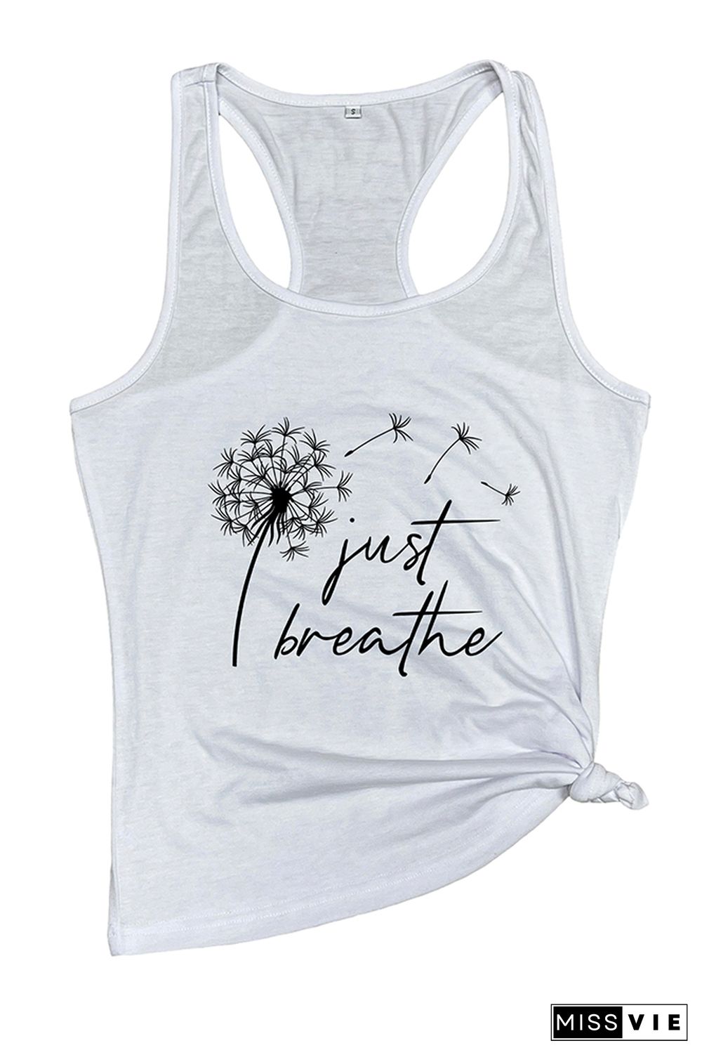 Just Breathe Dandelion, Momlife, Just Breathe, Inspirational Quotes, Mommy Quotes Tank Top Wholesale