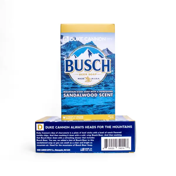 Duke Cannon Busch Beer Mountain Sized Soap