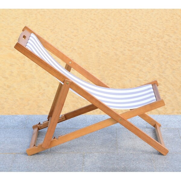 SAFAVIEH Outdoor Living Loren Foldable Sling Chair