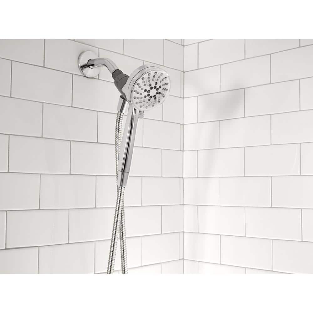 MOEN Darcy with Magnetix SingleHandle 6Spray 375 in Tub and Shower Faucet in Chrome