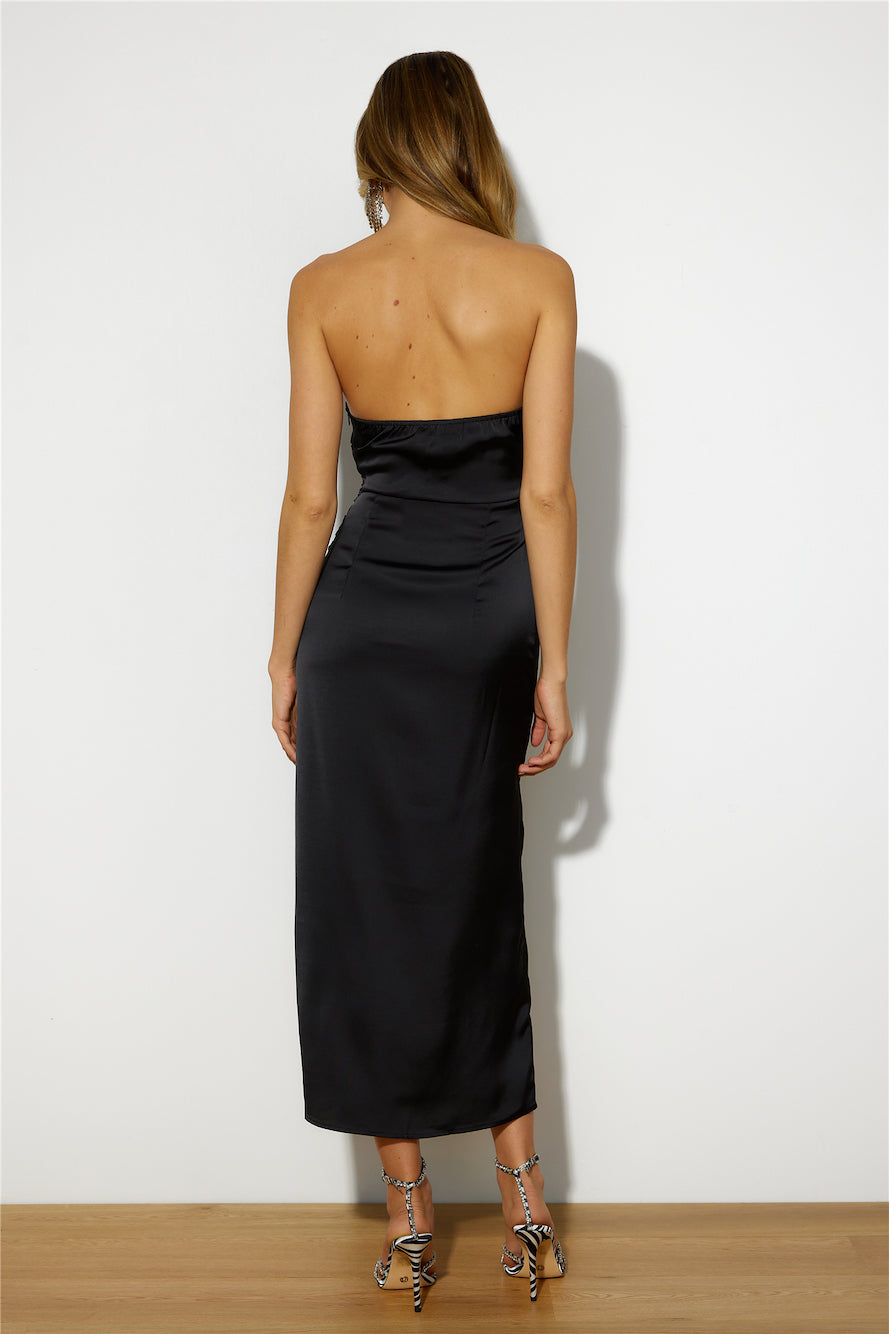 Special Someone Midi Dress Black