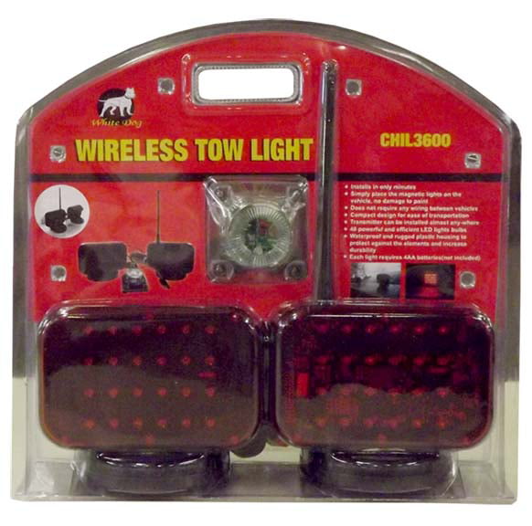 Wireless Led Tow Light Trailer Car Towing Magnetic Base