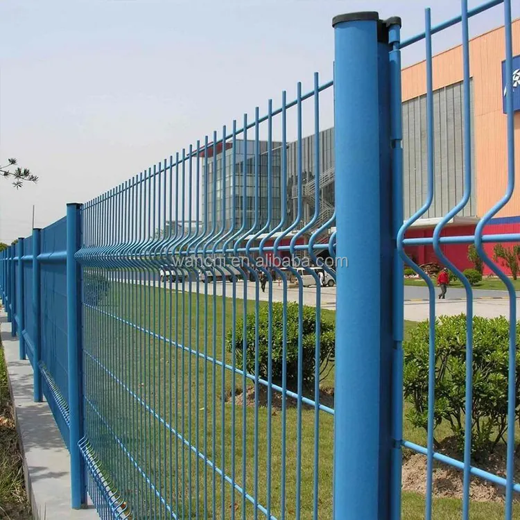 Hot sale Fencing Garden Buildings Supplies Outdoor Metal Material 3D Bending Curved Welded Steel Wire Mesh garden Panel Fencing