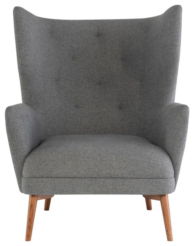 Nuevo Furniture Klara Single Seat Sofa   Midcentury   Armchairs And Accent Chairs   by Unlimited Furniture Group  Houzz