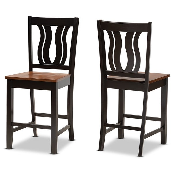 Fenton Modern and Contemporary Transitional 2-PC Counter Stool Set