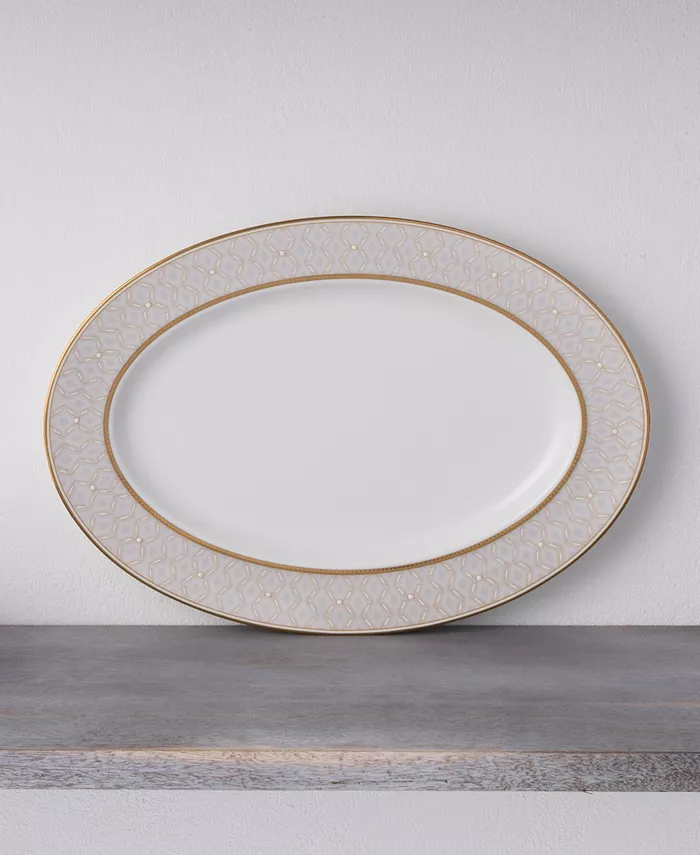 Noritake Noble Pearl Oval Platter 14