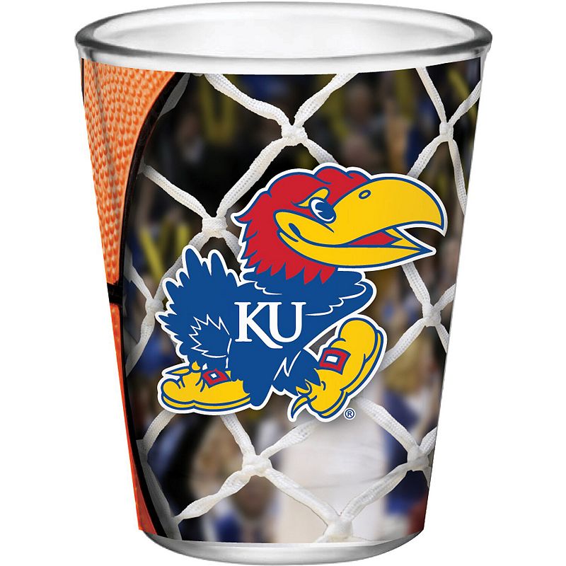 Kansas Jayhawks 2oz. Basketball Collector Shot Glass