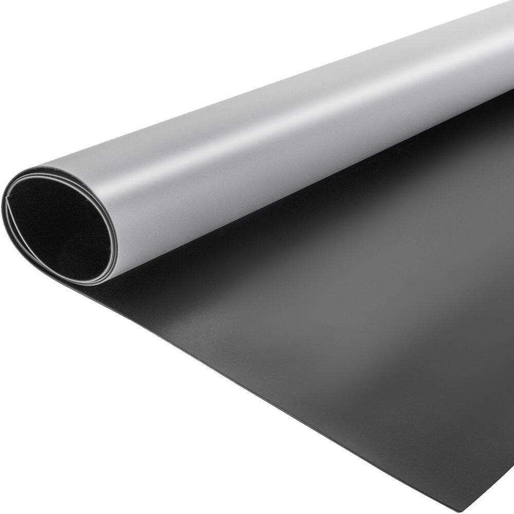 VEVOR Dance Flooring Roll 6.6 ft. x 15.7 ft. Practice Dance Floor 103.62 sq ft PVC Non-Slide Wearproof Dance FloorGreyBlack PVCDBHS2MX4.8M001V0