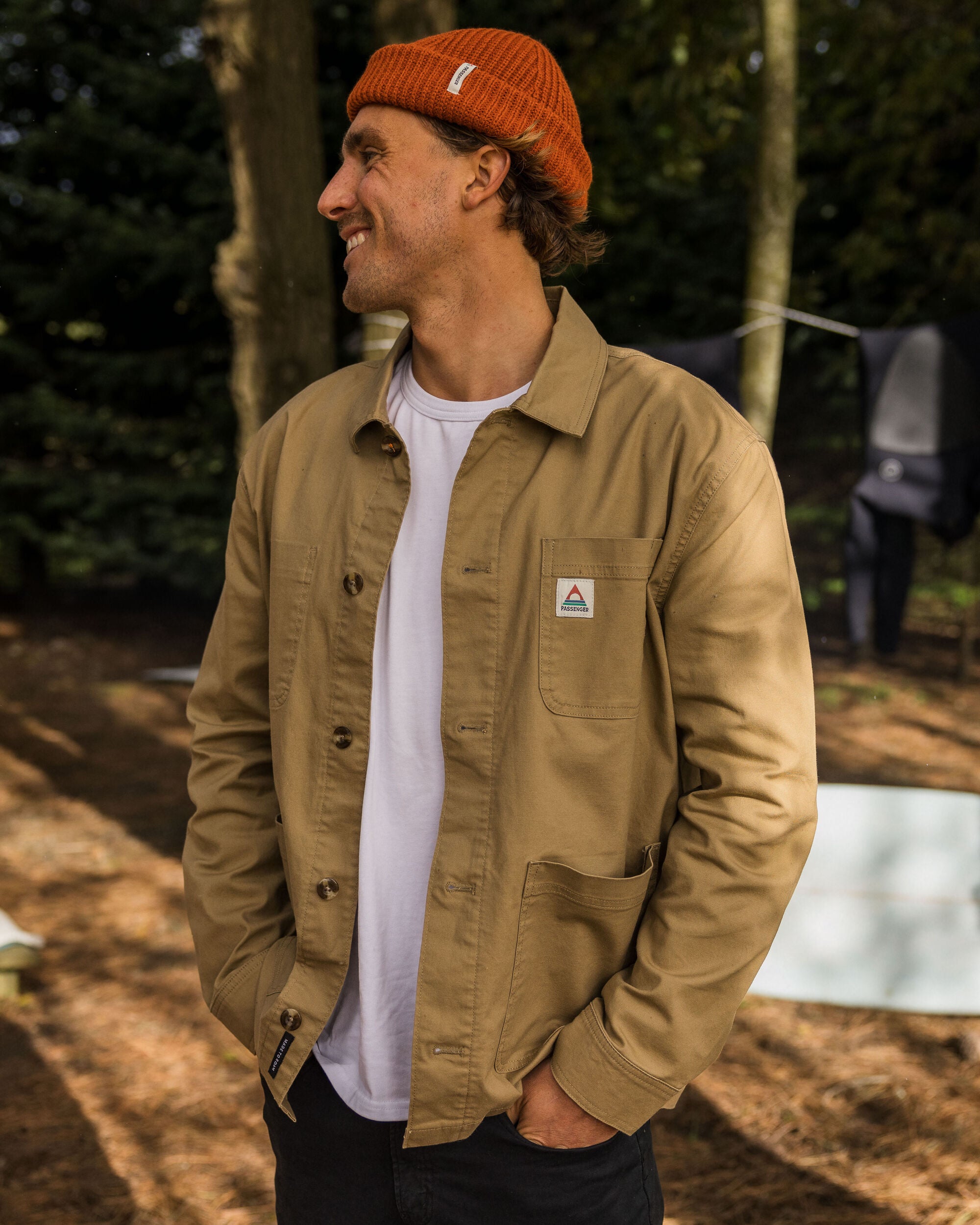 Balsa Canvas Overshirt - Biscuit