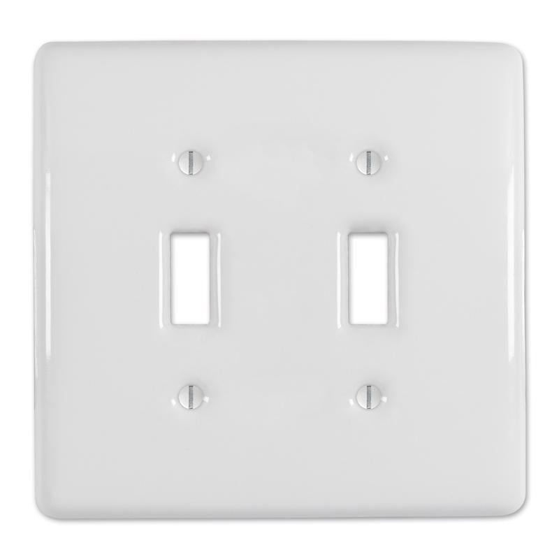 WALLPLATE METRO 2T WHT