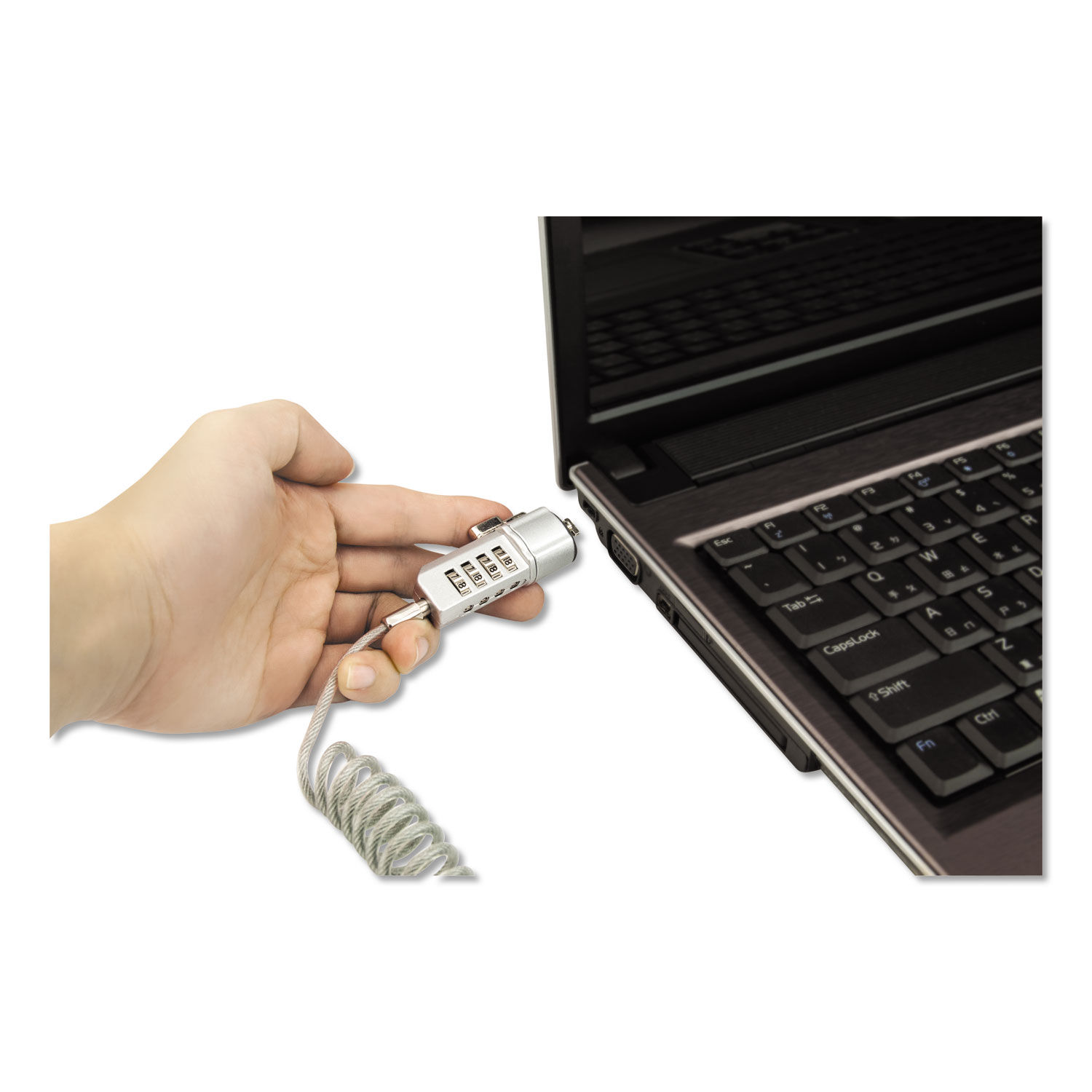 Compact Combination Laptop Lock by Innoveraandreg; IVR64670