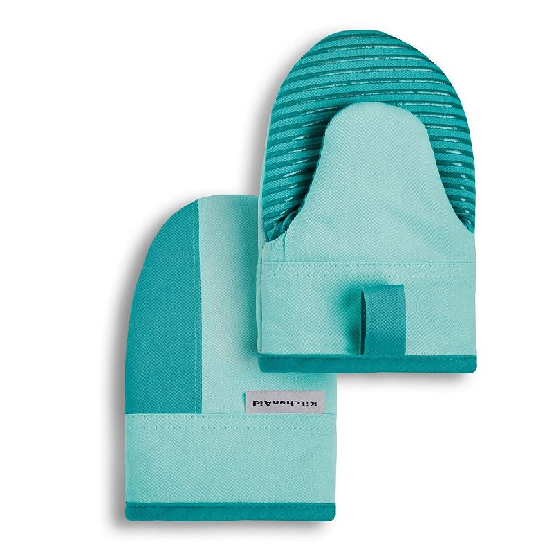 KitchenAid Beacon Two-Tone Mini Oven Mitt 2-pk.