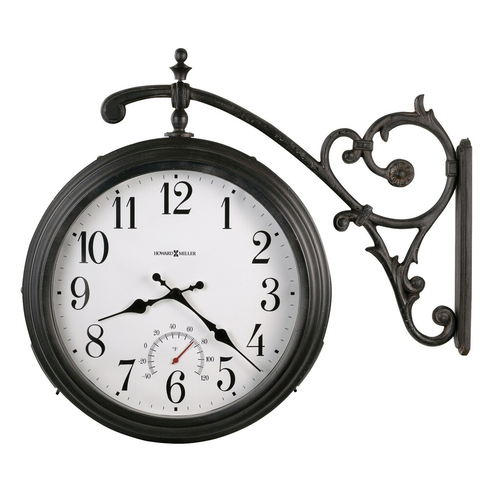 Howard Miller Luis Metal Indoor/ Outdoor Wall Clock