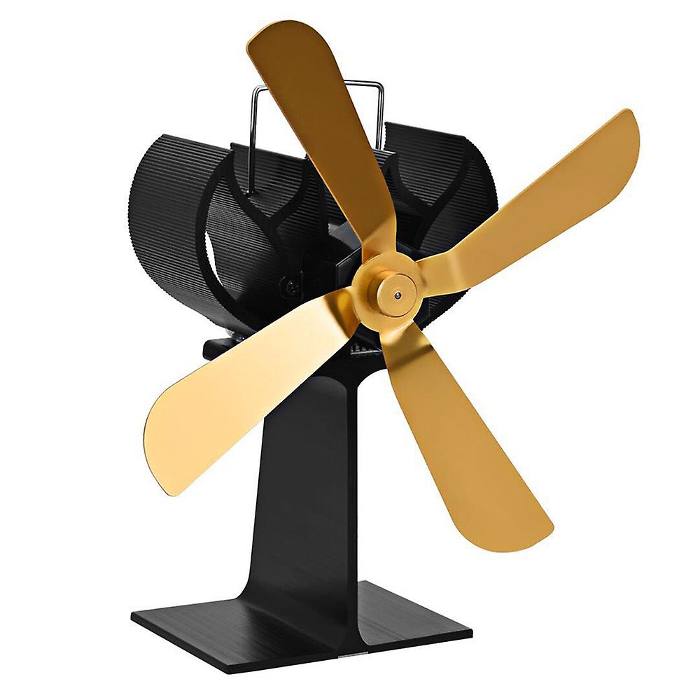 4 Blades Home Fireplace Fan Efficient Heat Distribution Fans