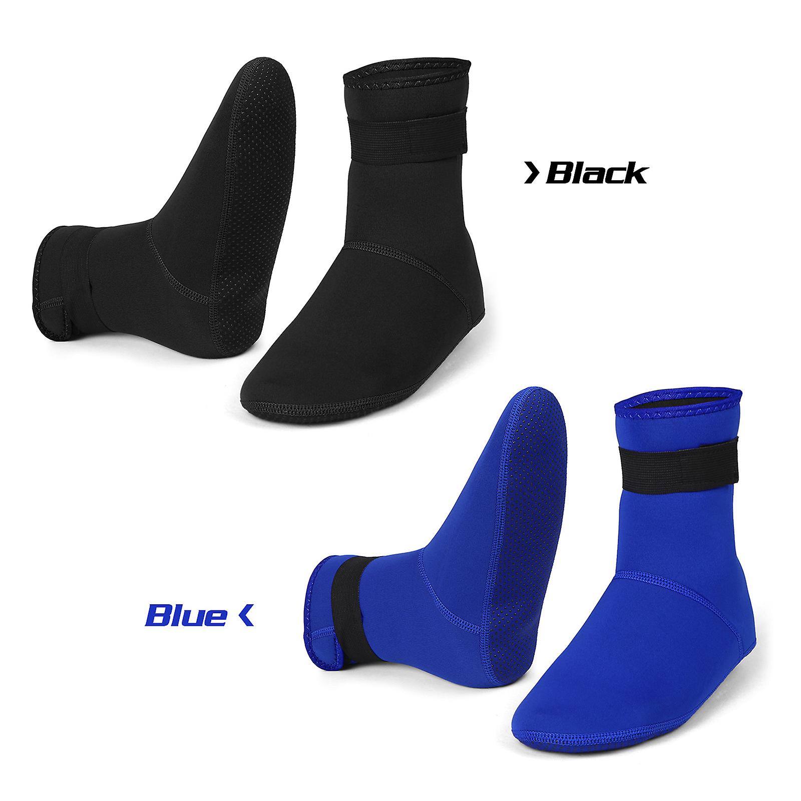 Diving Socks 3mm Neoprene Swimming Socks Swimwear Warm Snorkeling Socks For Beach Swimming Diving Surfing Snorkeling Blue M