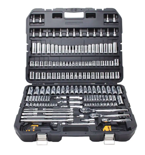 DEWALT DWMT75049 Chrome Vanadium Mechanics Tool Set (192-Piece)