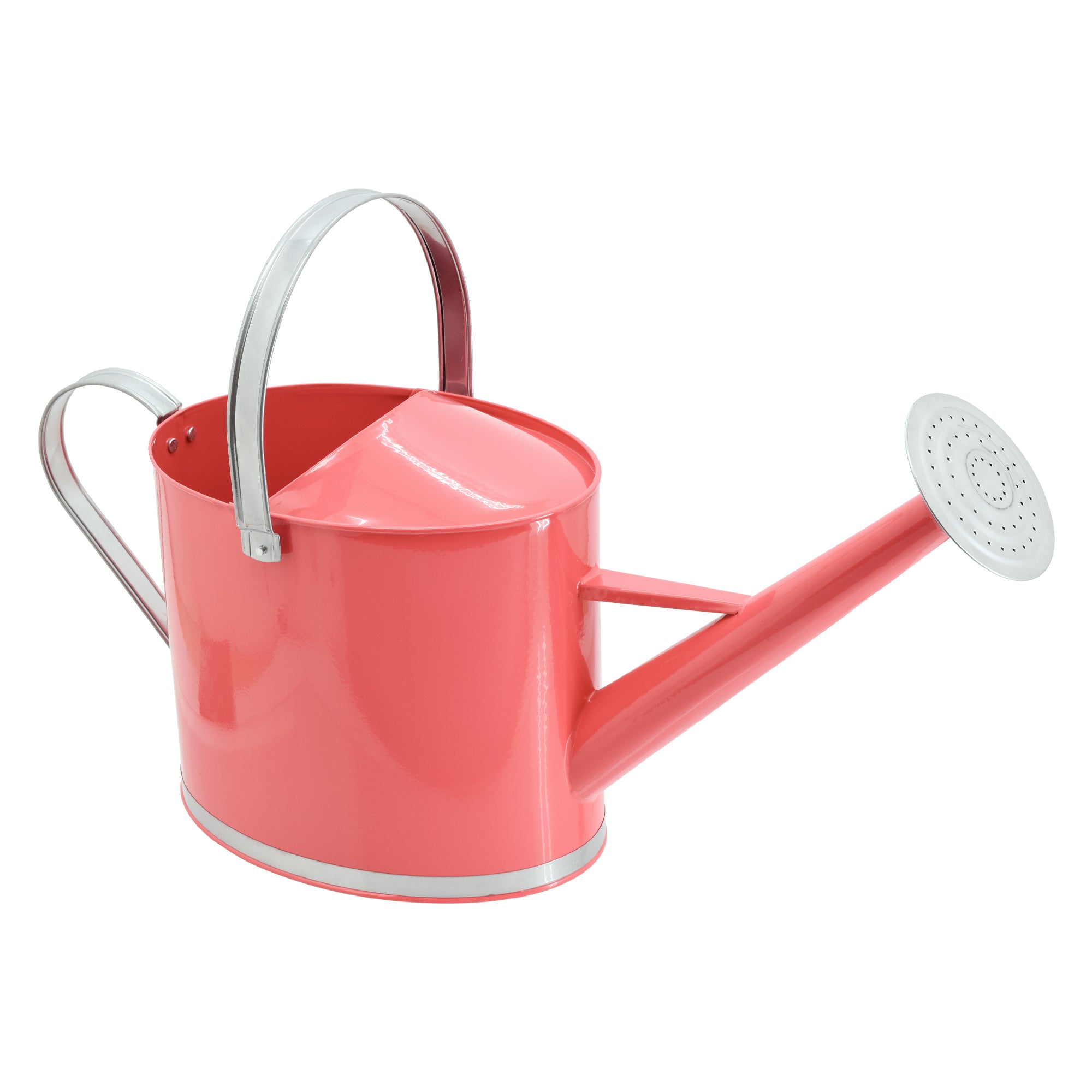 Arcadia Garden Products 1.8 gal Chic Watering Can, Coral