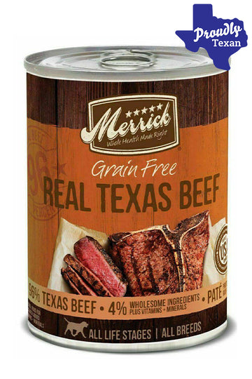 Merrick 96% Real Texas Beef Canned Dog Food