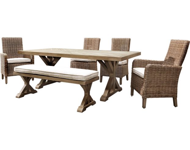 Beachcroft Dining Table with Umbrella Option