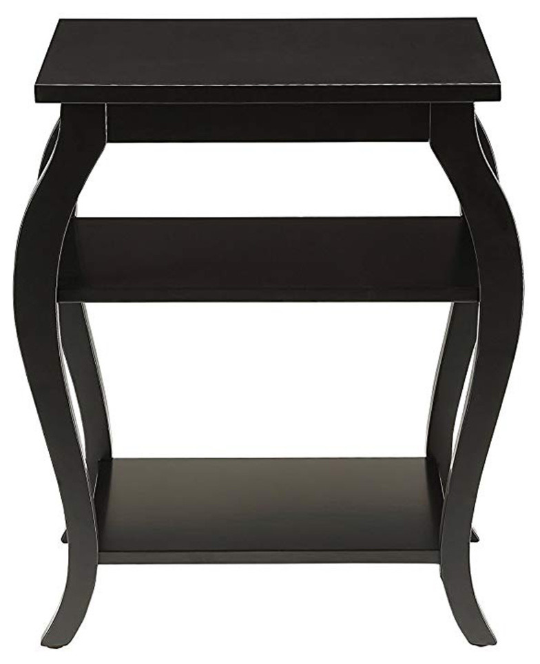 Becci End Table  Black   Transitional   Side Tables And End Tables   by BuyDBest  Houzz