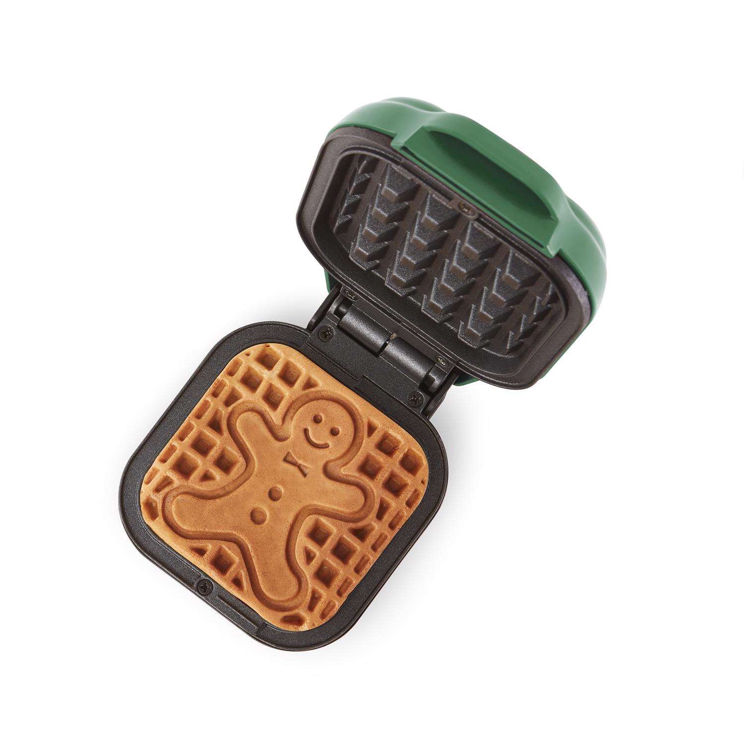 Rise by Dash 1 waffle Green Aluminum Waffle Maker