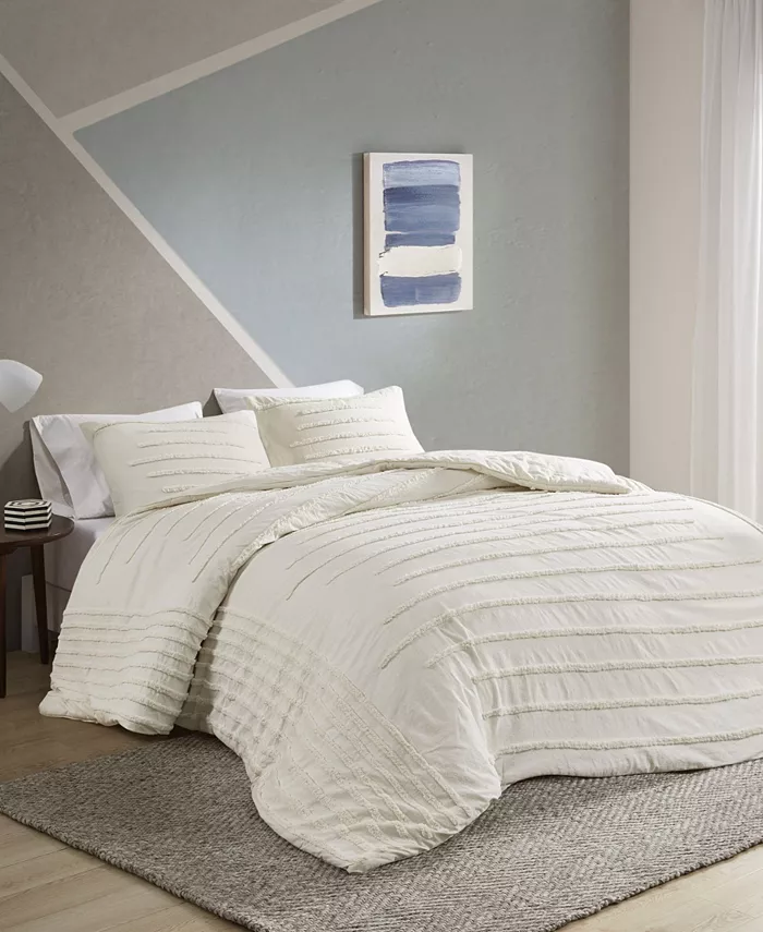 Urban Habitat Mercer 3-Pc. Duvet Cover Set， Full Queen