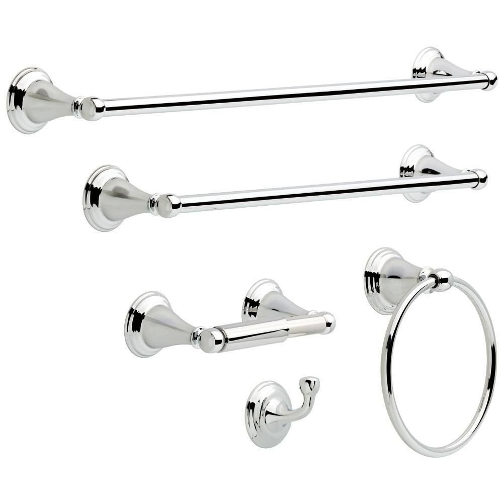 Delta Windemere Single Towel Hook in Chrome 70035