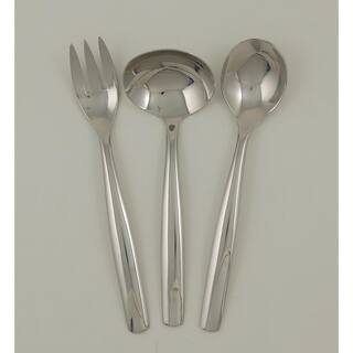 Ginkgo Charlie 3-Piece Stainless Steel Hostess Set 70030