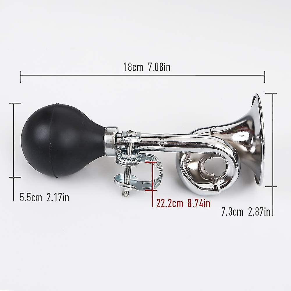 2pcs Bicycle Horn， Bicycle Bell， Universal， Suitable For 22.2 Mm Handlebars