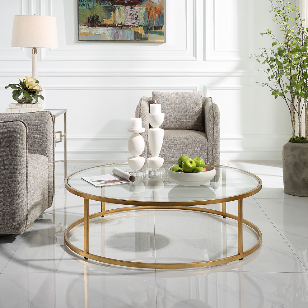 Radius Coffee Table   Coffee Tables   by Uttermost  Houzz