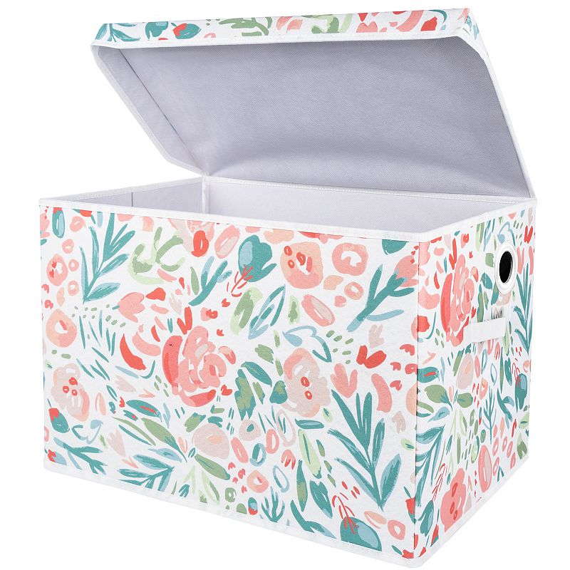 Sammy and Lou Painterly Floral Multi-Color Toy Box