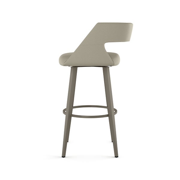 Amisco Marvin Swivel Counter and Bar Stool