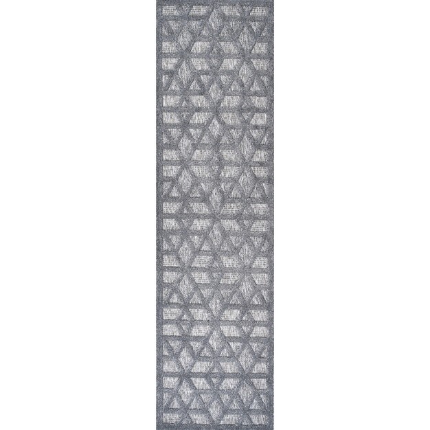 Talaia Neutral Geometric Indoor outdoor Area Rug Jonathan Y