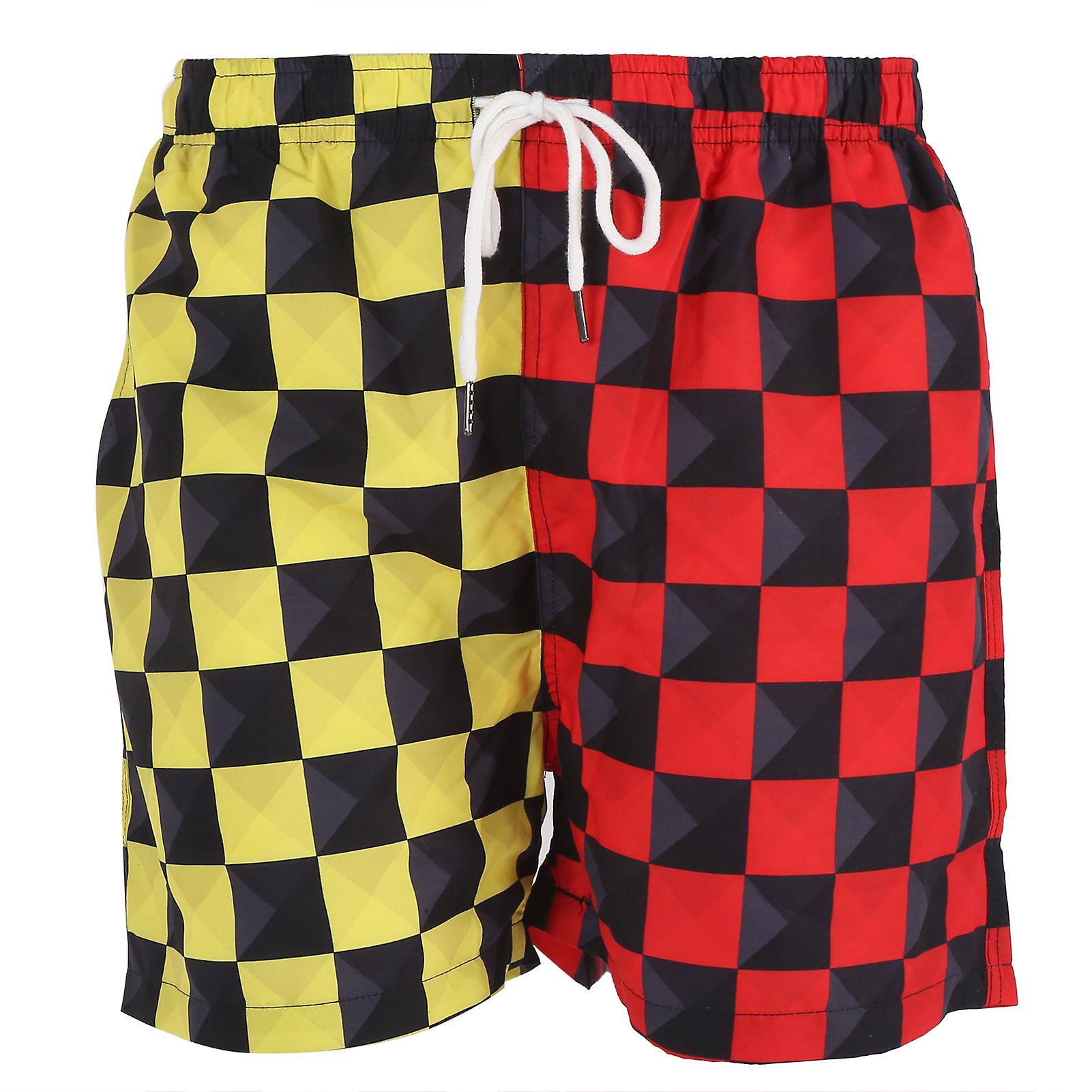 Summer Swimming Beach Shorts Upf 50+ Men Shorts Drawstring Elastic Waist Shortsstk102006 M