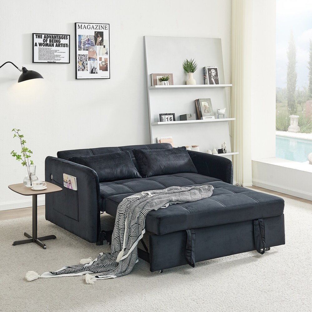 Multifunctional Accent Sofa Convertible Folding Living Room Sofa Bed