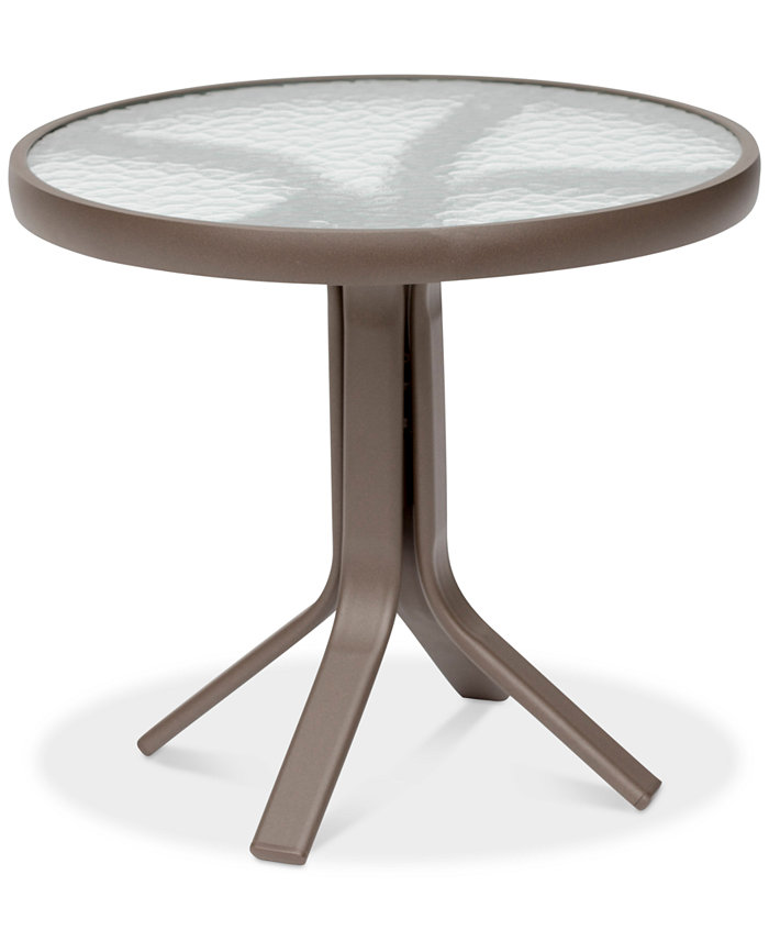 Agio Oasis Outdoor Aluminum 20 Round End Table