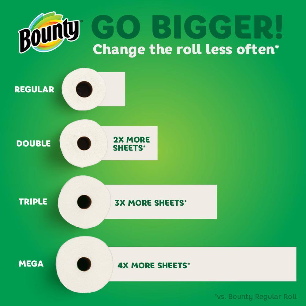 Bounty Select-A-Size White Paper Towel Roll (12 Double Plus Rolls) 003077207251