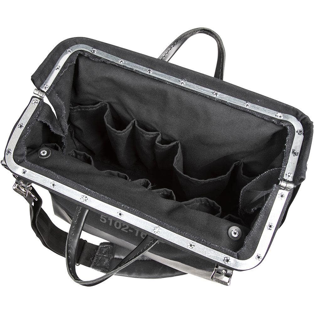 Klein Tools Deluxe Black Canvas Tool Bag 16-Inch 510216SPBLK from Klein Tools