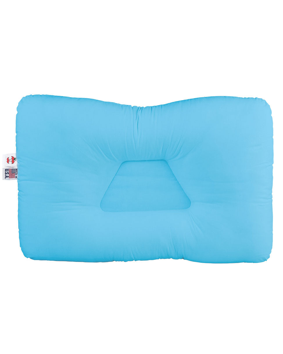 Core Products Tri-Core Cervical Orthopedic Neck Support Pillow, Helps Ease Pain- Full Size- Firm- Blue