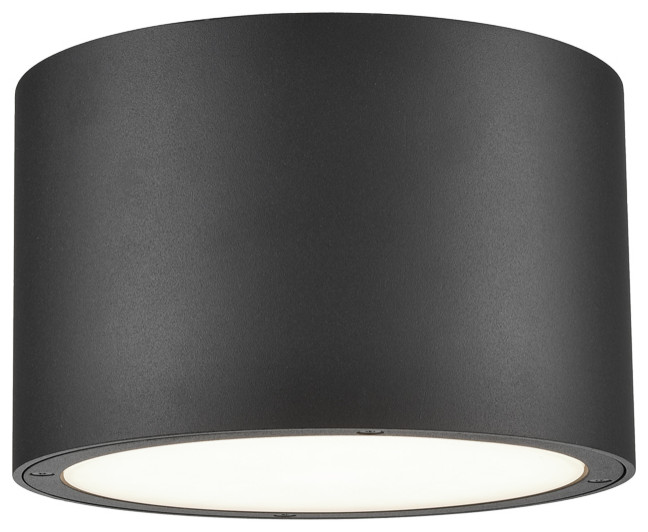 Lamar Exterior Ceiling Light  Black  8x5   Modern   Outdoor Flush mount Ceiling Lighting   by Kuzco Lighting LLC  Houzz